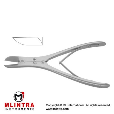 Ruskin-Liston Bone Cutting Forcep Straight - Compound Action Stainless Steel, 18 cm - 7" Ruskin-Liston Bone Cutting Forcep Straight - Compound Action Stainless Steel, 18 cm - 7"